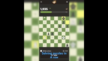 solving puzzles in a row #chess#chess.com#checkmate
