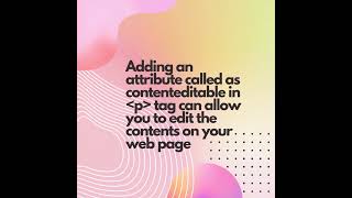 Famous Did You Know?  #codelearning #htmlcode #htmlelements #editable #editablecontent #learnwithvirali Net Worth