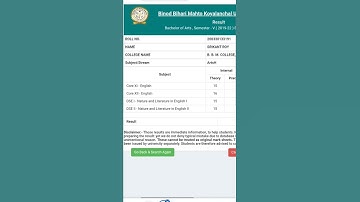 BBMKU 5TH SEMETER RESULT