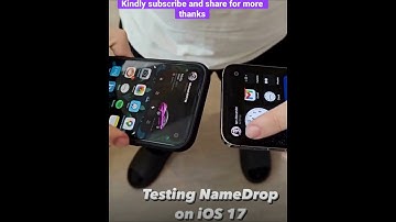 New iOS 17 best feature ever 😍🔥🥰#ios17 #namedrop