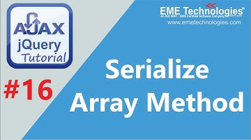 Jquery +Ajax Serialize Array Method | Core PHP