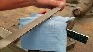 Filing the Drill Point Gage
