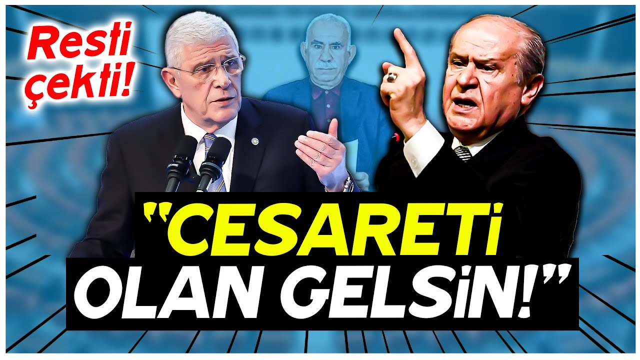 Müsavat Dervişoğlu Devlet Bahçeli'ye resti çekti! "Cesareti olan gelsin!"