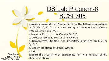 Circular Queue DS Lab Program