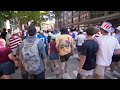 WATCH: Fans march to Seattle Stadium for final World Cup match between US-Belgium