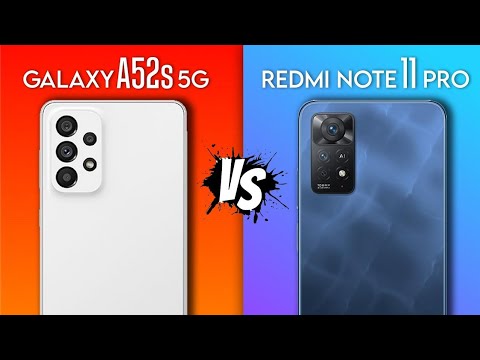 Samsung Galaxy A52s vs Redmi Note 11 Pro