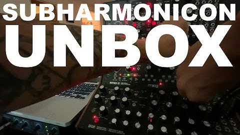 MOOG Subharmonicon UNBOXING / OVERVIEW / Key Features - Simple Cross-Patch