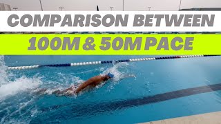 Freestyle Pacing | Difference between 50 and 100m Pacing