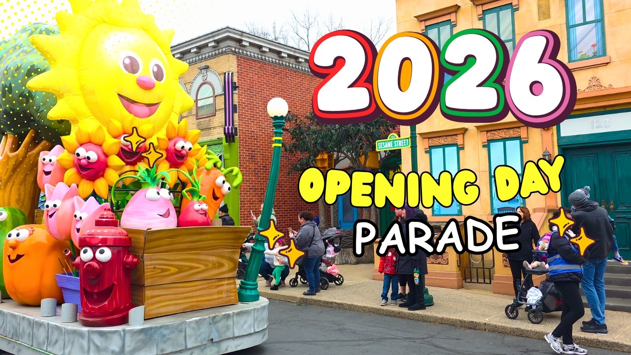 Sesame Place Opening Day Parade 2026 | First Day Back