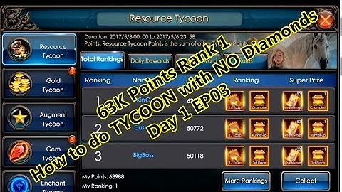 Legacy Of discord- How to do TYCOON with NO Diamonds? 62K Points::Day1EP3