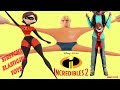 Disney Store Stretch Elastigirl Dolls vs Stretch Armstrong Doll Incredibles 2 Movie Toys  Tubey Toys