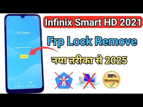 Infinix Smart HD 2021 FRP Bypass Android 10 X612B Google Account Remove