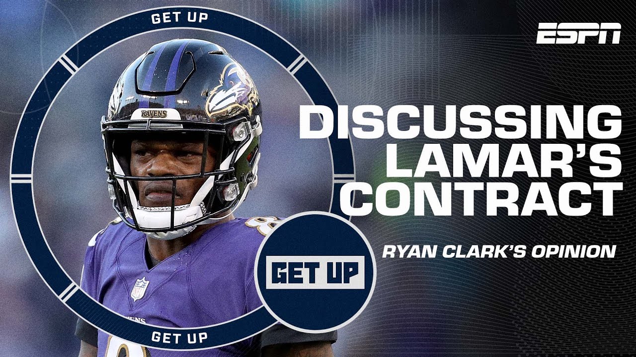 Ryan Clark suggests Lamar Jackson NOT step on the field until he gets paid  👀 | Get Up - YouTube