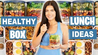 HEALTHY MEAL PREP | 5 Make Ahead Healthy Lunch Box Ideas for School or Work (plus snacks!)