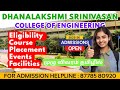 Dhanalakshmi Srinivasan college of engineering|Autonomous|Coimbatore|Full Review...