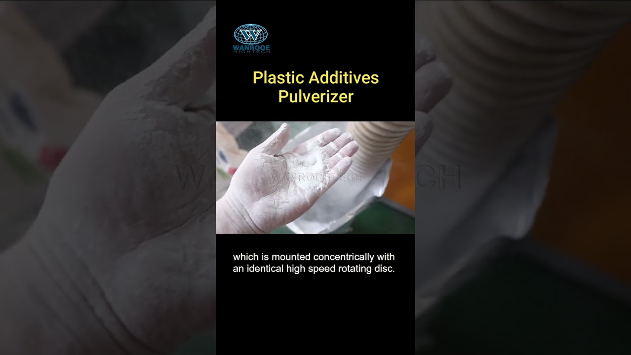 Milling Agglomerated Additives Back to Powder丨Brittle Plastic grinding miller