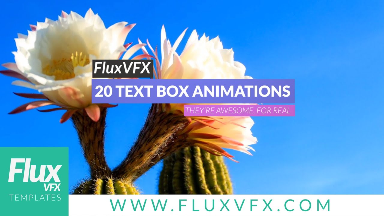 3D Box Text Layout Pack After Effects template - YouTube