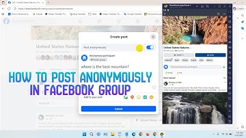 How to Post Anonymously in Facebook Group