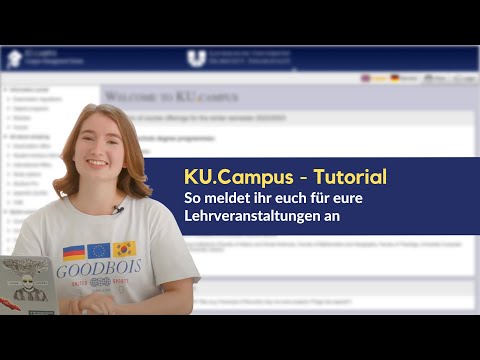 KU.Campus-Tutorial: So meldet ihr euch für Lehrveranstaltungen an