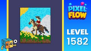 Pixel Flow Level 1582 Walkthrough Solution