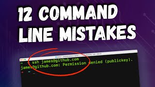 12 Command Line Mistakes New Developers Make (and how to fix them)