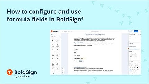 How to Configure and Use Formula Fields in BoldSign®