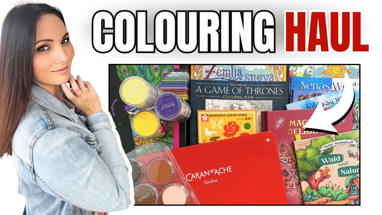 Huge Colouring Haul! New Books, Pencils & Subscriber Happy Mail