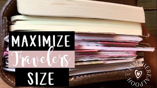 Travelers Notebook - Hack To Add Several Inserts | PAULETTE LOUISE ♥️