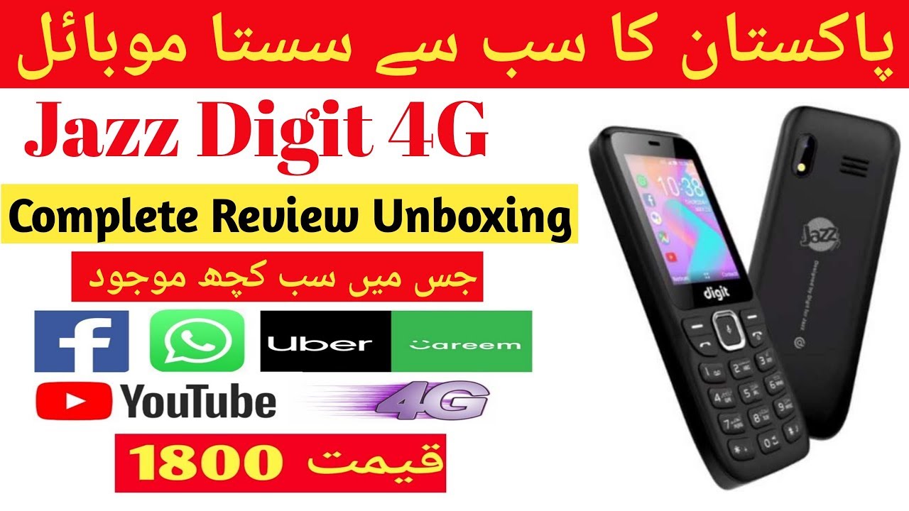 Jazz Digit 4G Jazz Digit 4G Review Jazz Digit 4G Unboxing Jazz