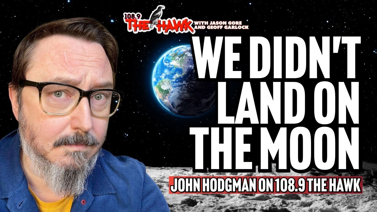 The Moon Landing Was Faked | John Hodgman on 108.9 The Hawk