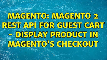 Magento: Magento 2 REST api for guest cart - display product in Magento
