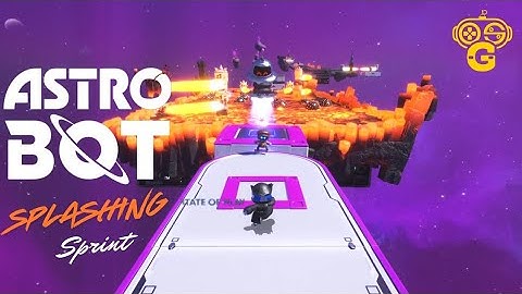 Splashing Sprint is one of the hardest level in Astro Bot. #gaming #astrobot #ps5