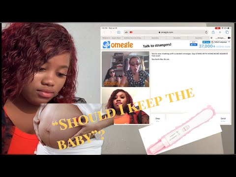Telling People On Omegle that I'm Pregnant And Should I keep The Baby!!! PRANK