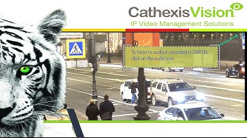CathexisVision review audio recorded in archive (.CAR) file