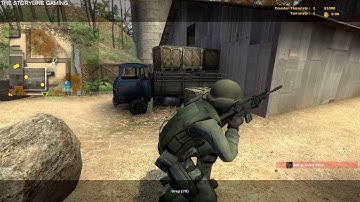 Counter Strike : Source - Militia - Gameplay "Terrorist Forces" (with bots) No Commentary