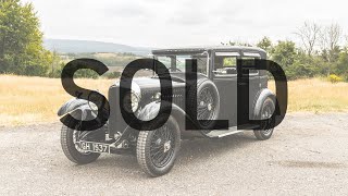 SOLD: 1930 4 ½ Litre Bentley GH1537