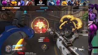 Overwatch - EP74 - Uprising Mercy Gameplay - Kings Row Map