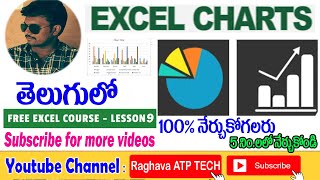 Excel Quick and Simple Charts Tutorial|| Learn Excel in Telugu Update