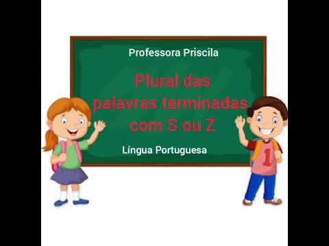 Plural das palavras terminadas com S e Z