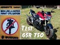 Test suzuki gsr 750 pas une moto de fillette