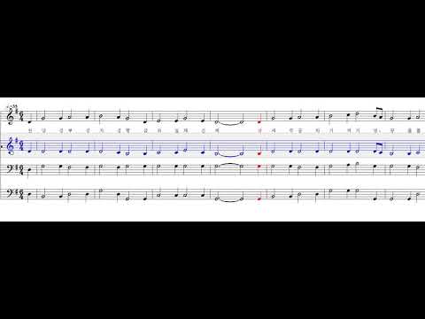 찬송가2장 알토 찬양 성부 성자 성령 알토