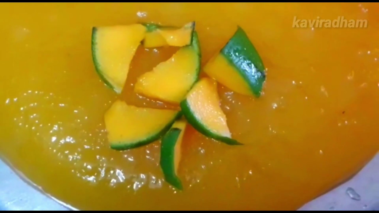 How to make jelly.no gelatin powder recipe with mango and any