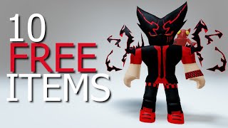 10 ROBLOX FREE ITEMS