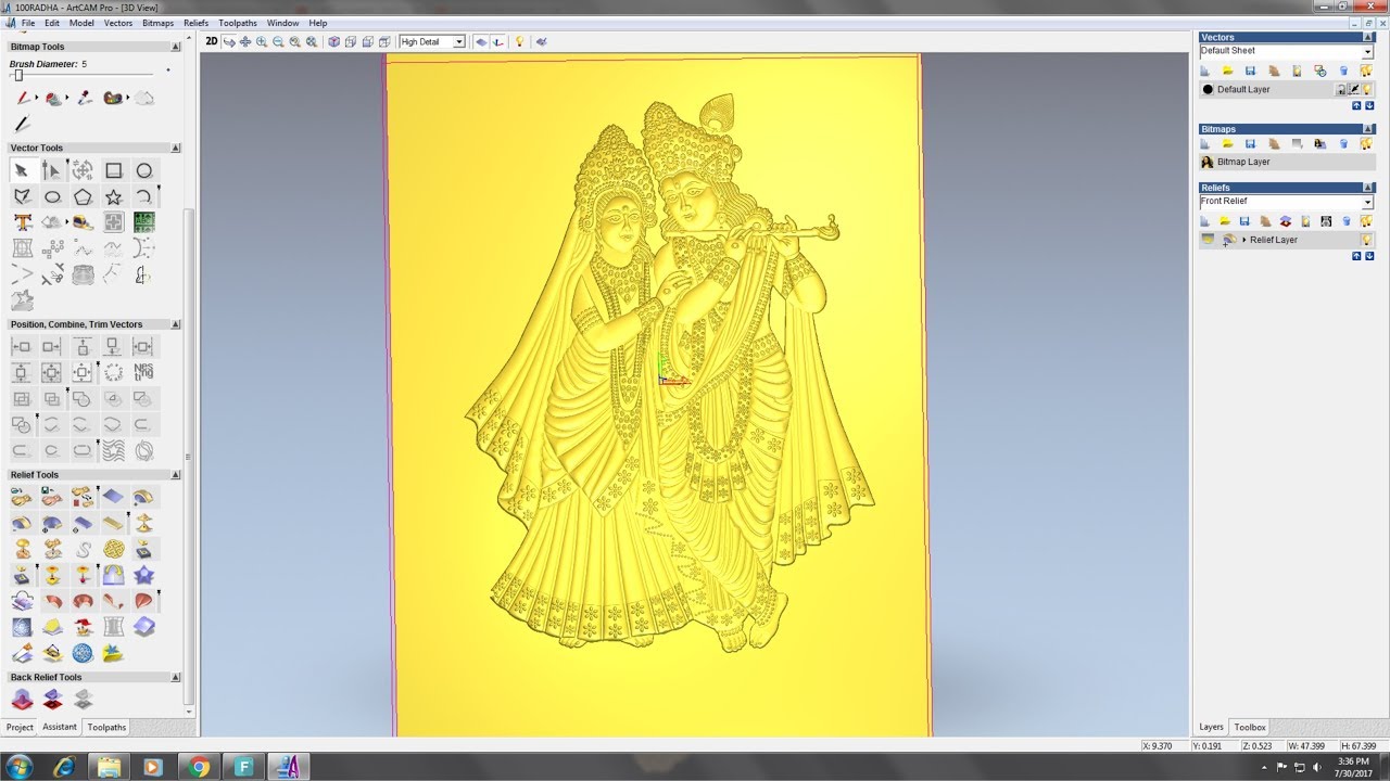 Как создать stl модель из картинки в арткам