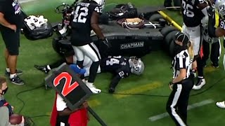 Jonathan Abram Knocks Himself Out Vs. Saints On Mnf