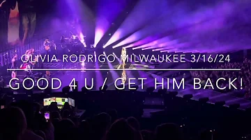 Olivia Rodrigo - good 4 u & get him back! live in Milwaukee 3/16/2024