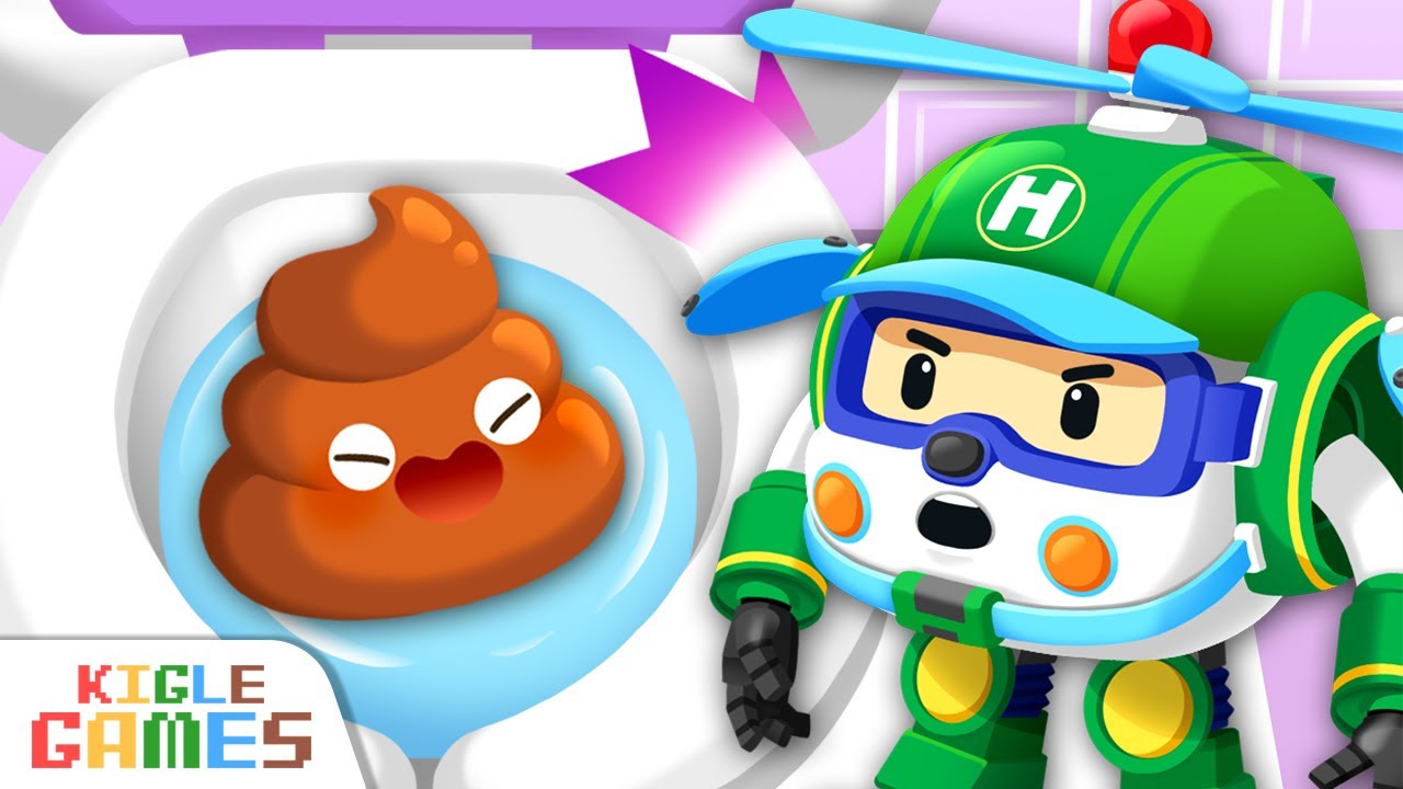 Спасательный вертолет Непрерывный вид | Привычка игра | Robocar Poli игра | KIGLE GAMES