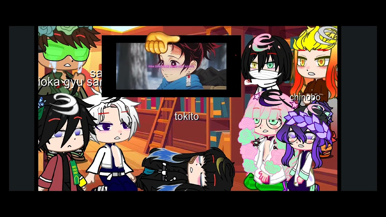 ||~hashiras menos o uzui reagindo ao rep da nezuko(amanhecer)🪷💮🌺