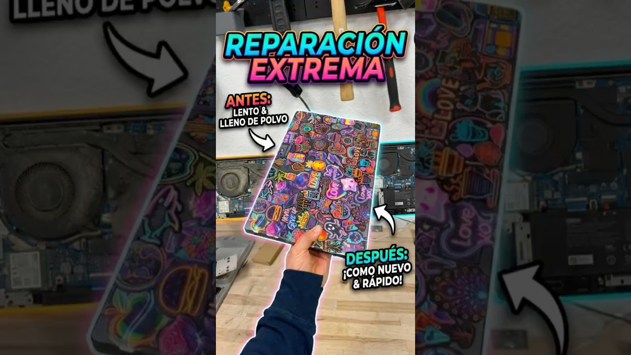 No arrancaba y mira cómo termina… (revivo portátil viejo)