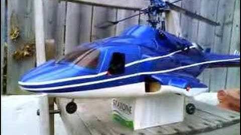 Custom retracts TRex 450 airwolf Bell 222 Heliartist
